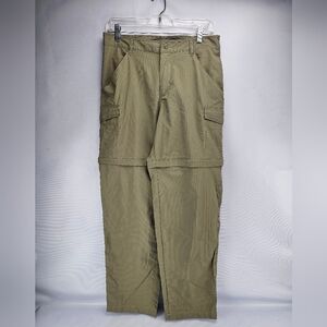 Columbia Women's PFG Omni Shield Convertible Cargo Pants Khaki Nylon Small